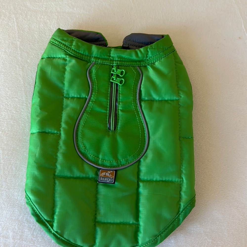 Kurgo green dog vest